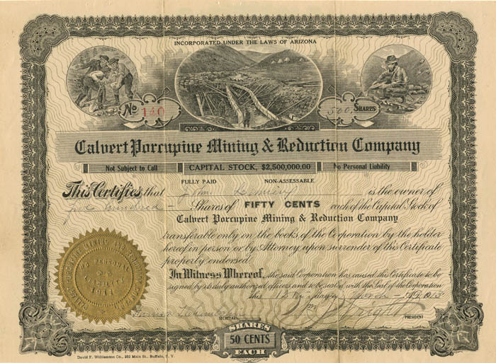 Calvert Porcupine Mining and Reduction Co.